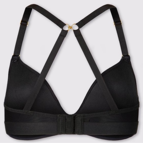 NWT Women’s Jet Black No Wire Bra, 36B - Picture 3 of 9